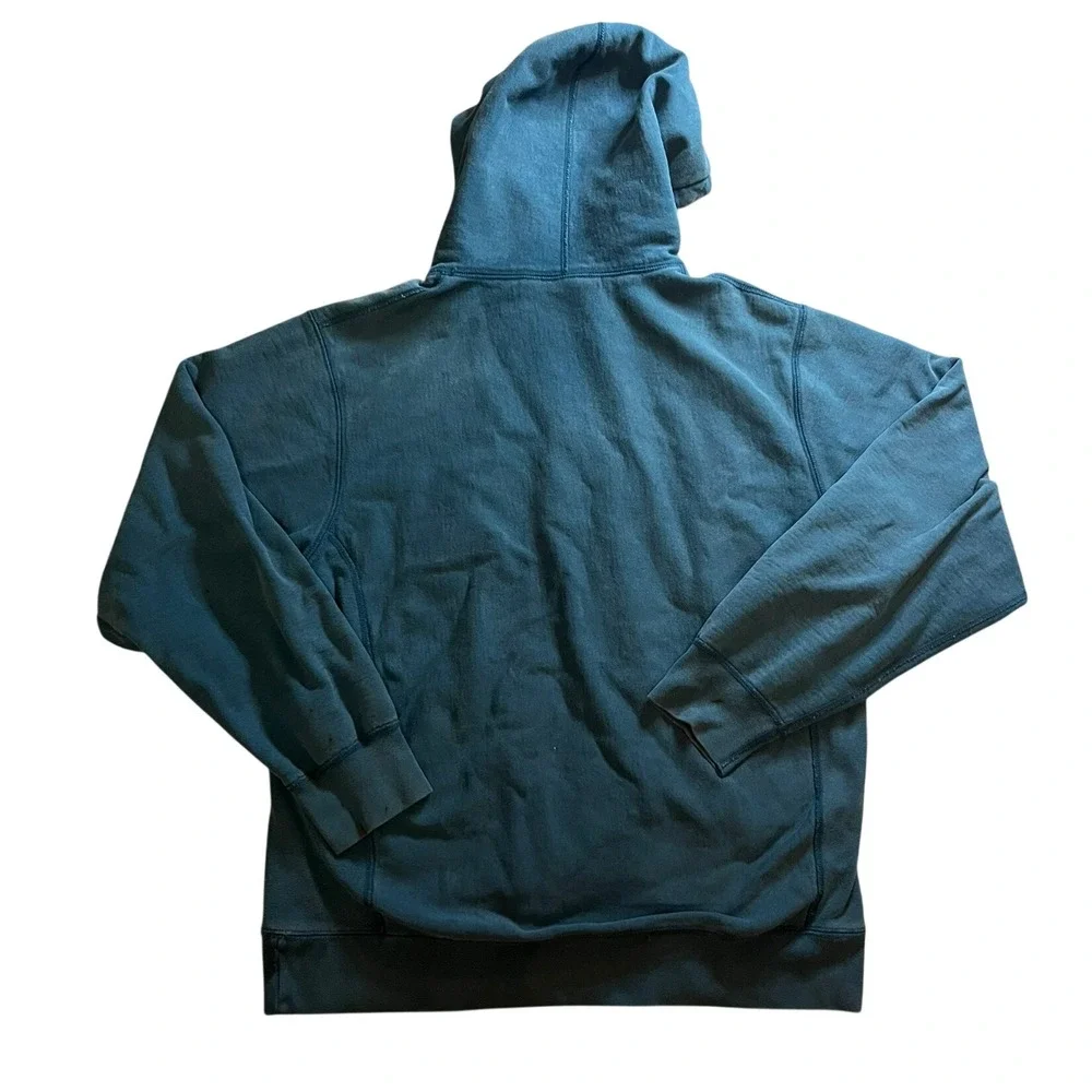 Supreme Team S Logo Hoodie Teal Heavyweight Sweatshirt Mens XL Skater HipHop